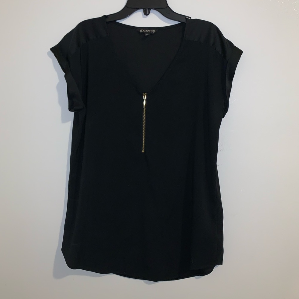 Black Express Work Blouse
